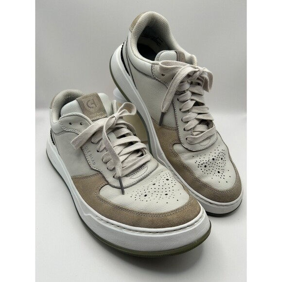 Cole Haan Grand 360 C36131 Casual White Leather Sneakers Men's 9.5M - Picture 1 of 8